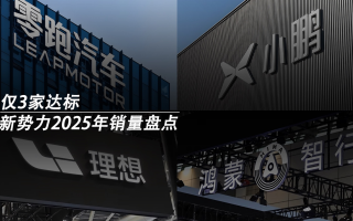 僅3家達(dá)標(biāo)！新勢(shì)力2025年銷量盤點(diǎn)