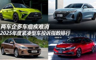 2025年度緊湊型車投訴指數(shù)排行：兩車企多車痼疾難消